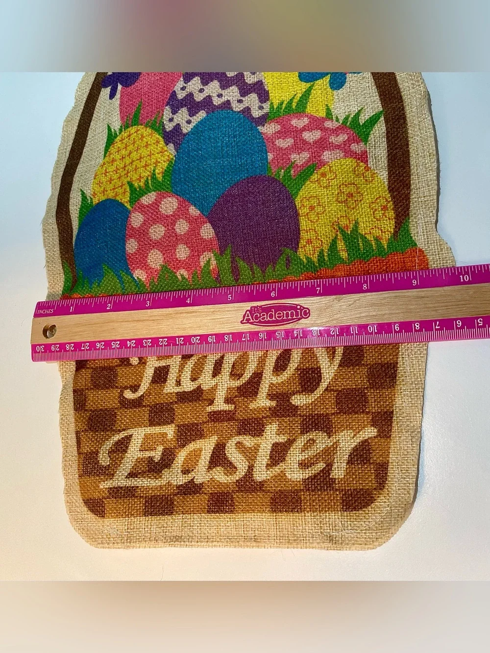 Easter Décor Bundle – Ceramic Basket, Williams Sonoma Pot Holder & Wall Hanging